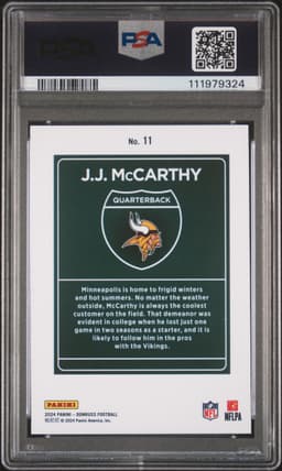 #11 JJ McCARTHY