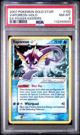 #102 VAPOREON-HOLO