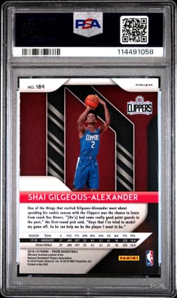 #184 SHAI GILGEOUS-ALEXANDER