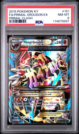 #151 FULL ART/PRIMAL GROUDON EX