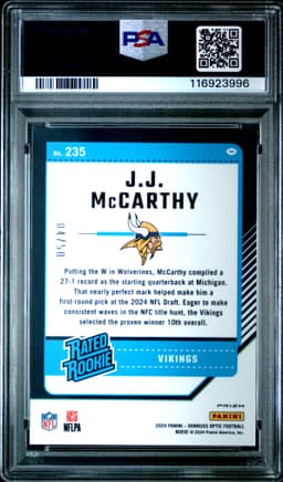 #235 JJ McCARTHY