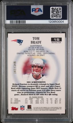#15 TOM BRADY