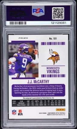 #101 JJ McCARTHY