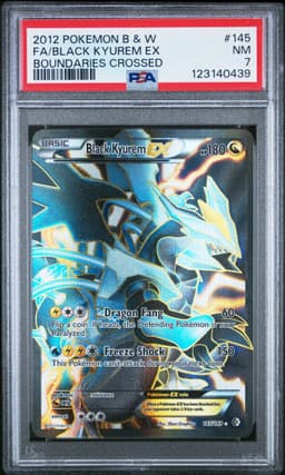 #145 FULL ART/BLACK KYUREM EX