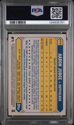 #87T8 AARON JUDGE