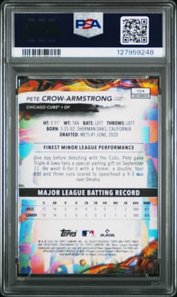 #104 PETE CROW-ARMSTRONG