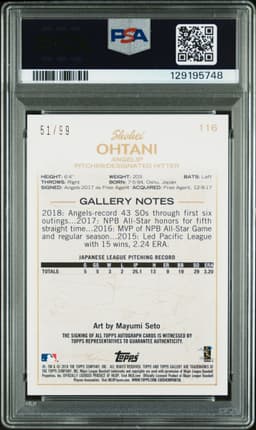 #116 SHOHEI OHTANI