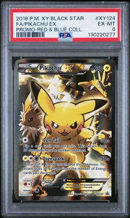 #XY124 FULL ART/PIKACHU EX
