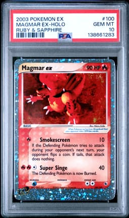 #100 MAGMAR EX-HOLO