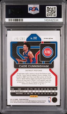 #282 CADE CUNNINGHAM