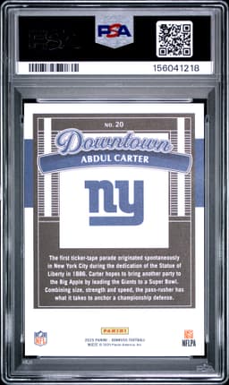 #20 ABDUL CARTER