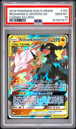 #157 RESHIRAM & ZEKROM GX