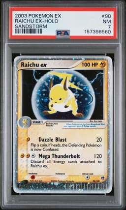 #98 RAICHU EX-HOLO