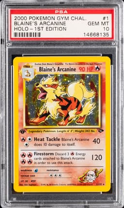 #1 BLAINE'S ARCANINE