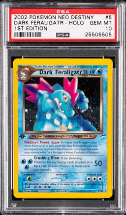 #5 DARK FERALIGATR-HOLO