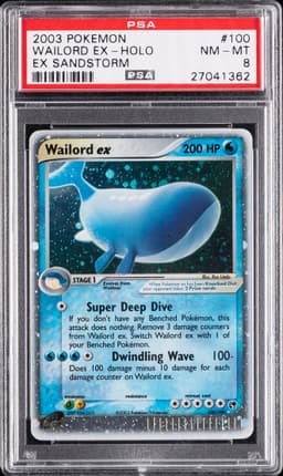 #100 WAILORD EX-HOLO