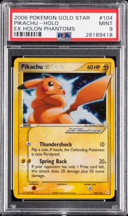 #104 PIKACHU-HOLO