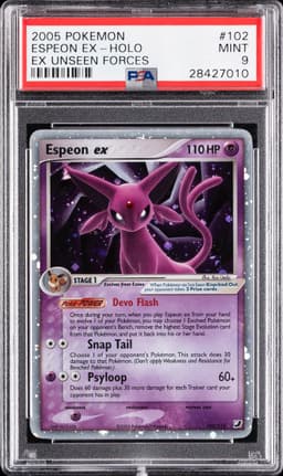 #102 ESPEON EX-HOLO