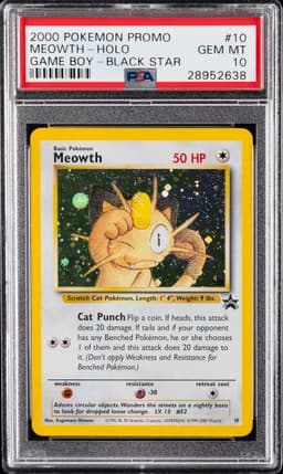 #10 MEOWTH-HOLO