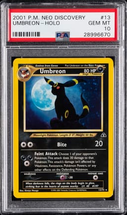 #13 UMBREON-HOLO