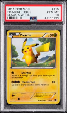 #115 PIKACHU-HOLO