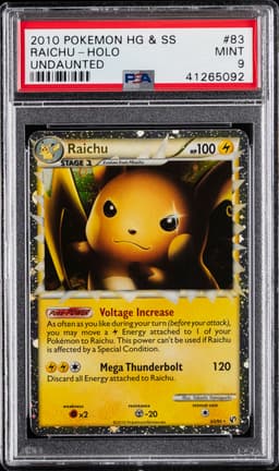 #83 RAICHU-HOLO