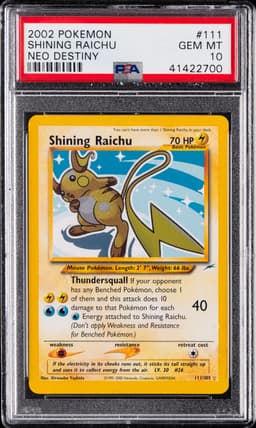 #111 SHINING RAICHU