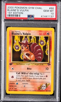 #66 BLAINE'S VULPIX