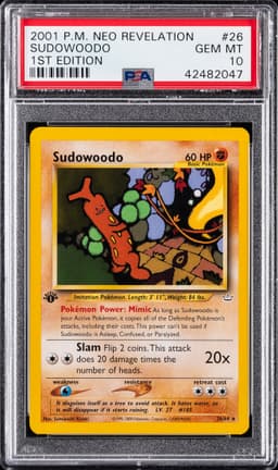 #26 SUDOWOODO