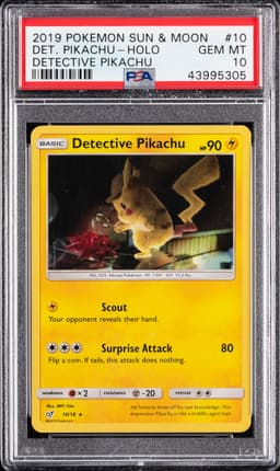 #10 DETECTIVE PIKACHU-HOLO