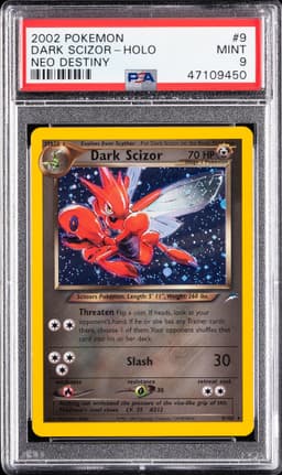#9 DARK SCIZOR-HOLO