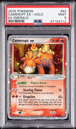 #92 CAMERUPT EX-HOLO