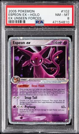 #102 ESPEON EX-HOLO