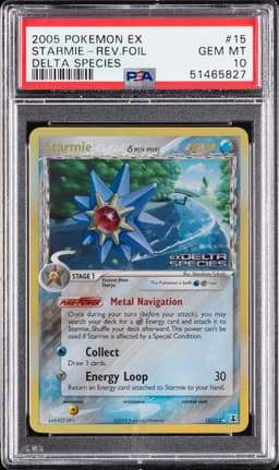 #15 STARMIE-REVERSE FOIL