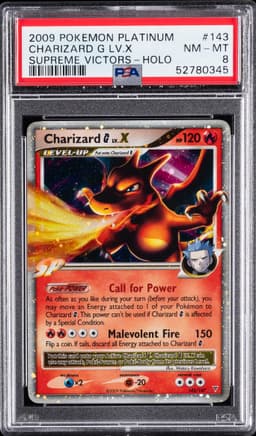 #143 CHARIZARD G LV.X-HOLO