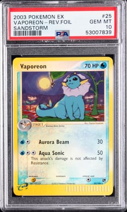 #25 VAPOREON-REVERSE FOIL