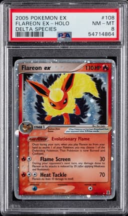 #108 FLAREON EX-HOLO