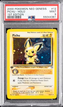 #12 PICHU-HOLO
