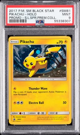 #SM81 PIKACHU-HOLO