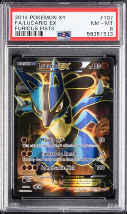 #107 FULL ART/LUCARIO EX