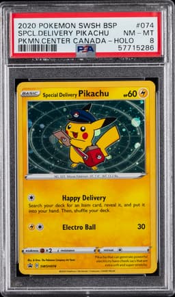 #074 SPECIAL DELIVERY PIKACHU-HOLO
