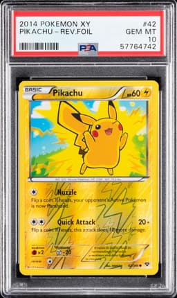 #42 PIKACHU-REVERSE FOIL