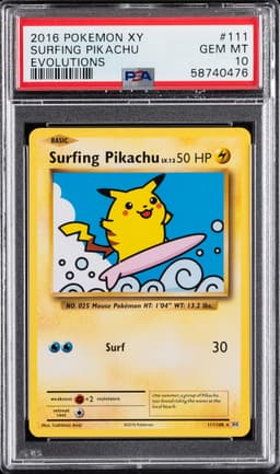#111 SURFING PIKACHU