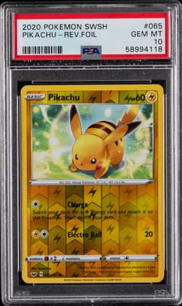 #065 PIKACHU-REVERSE FOIL