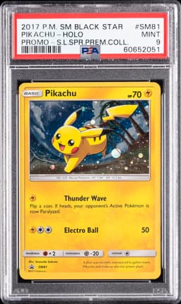 #SM81 PIKACHU-HOLO