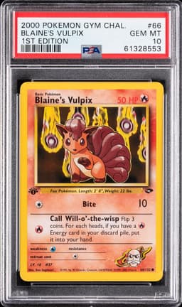 #66 BLAINE'S VULPIX