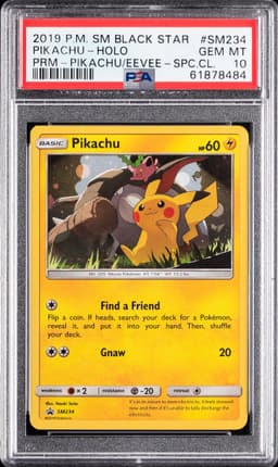 #SM234 PIKACHU-HOLO