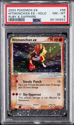 #98 HITMONCHAN EX-HOLO