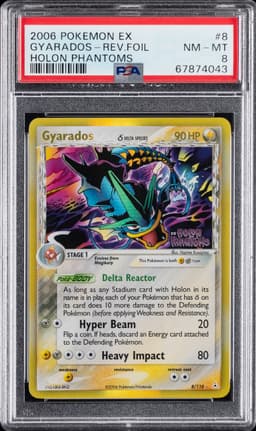 #8 GYARADOS-REVERSE FOIL