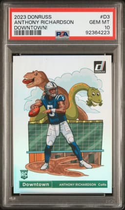 2023 #D3 Anthony Richardson PSA 10 Panini Donruss Downtown!